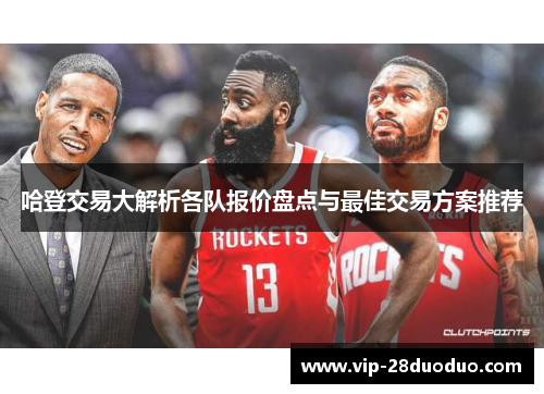 哈登交易大解析各队报价盘点与最佳交易方案推荐